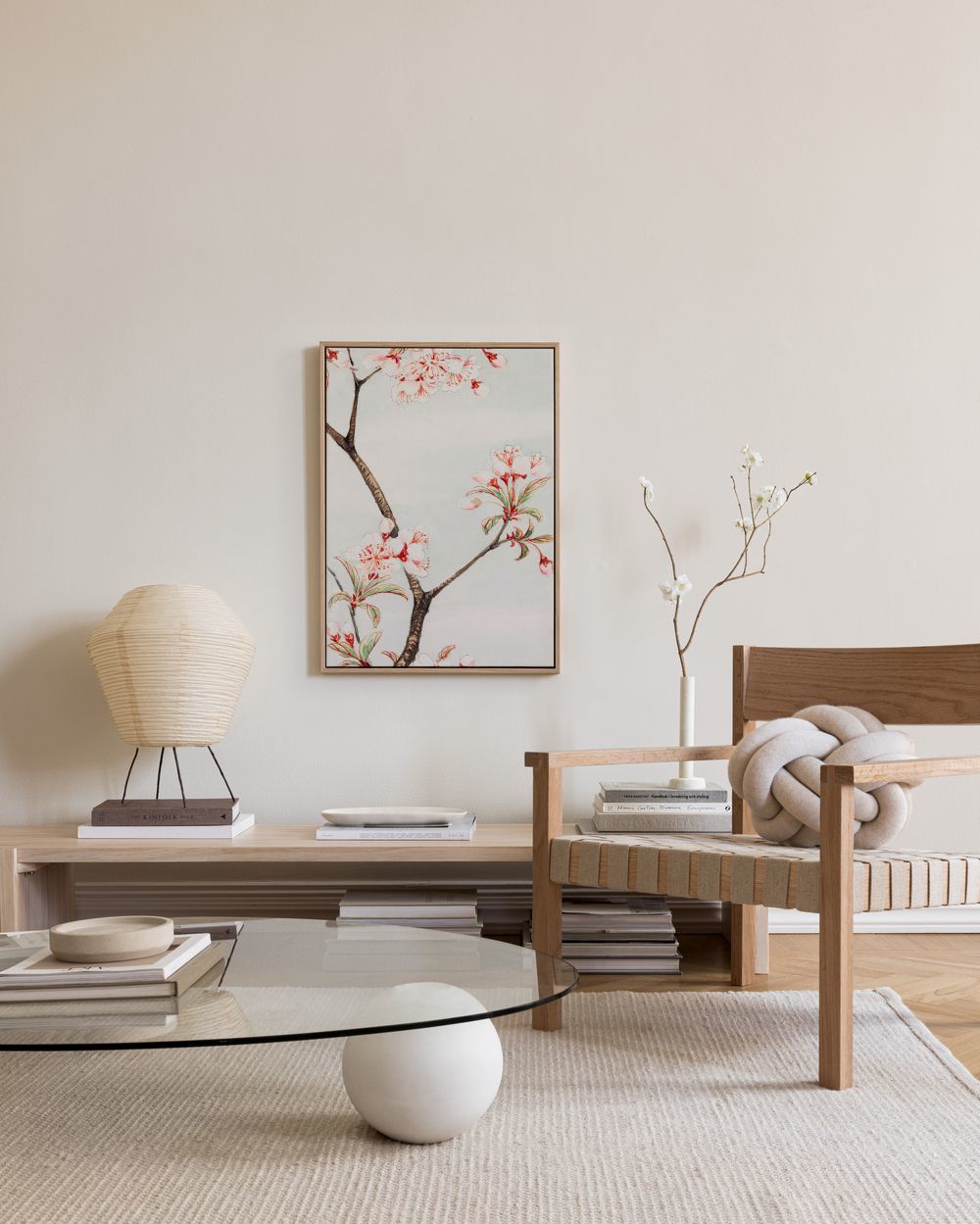 Megata Morikaga - Sakura Cherry Canvas print