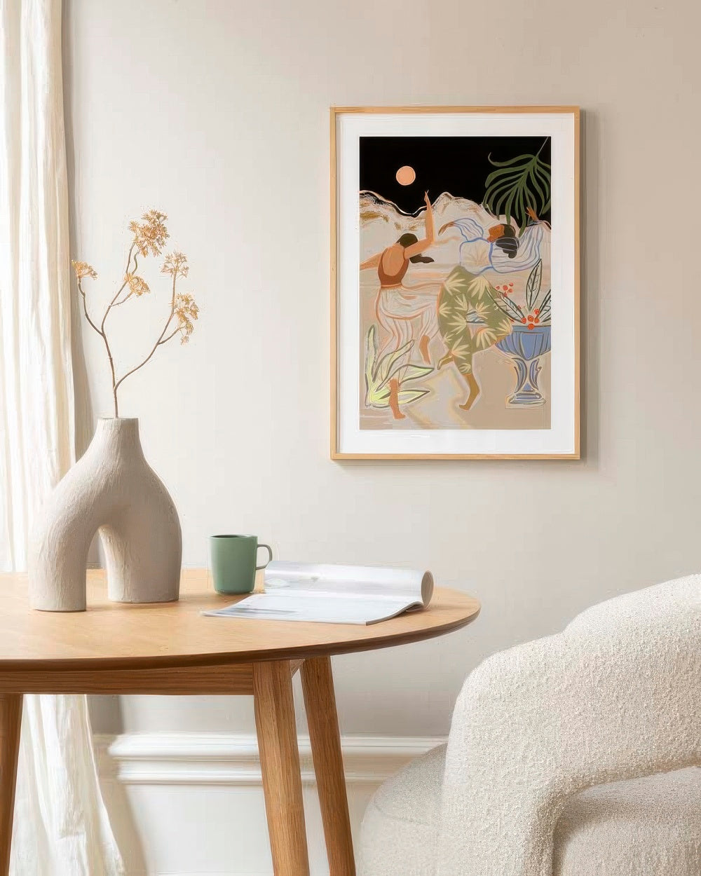 Arty Guava - Lay Hoon - Dancing Under The Moonlight Print