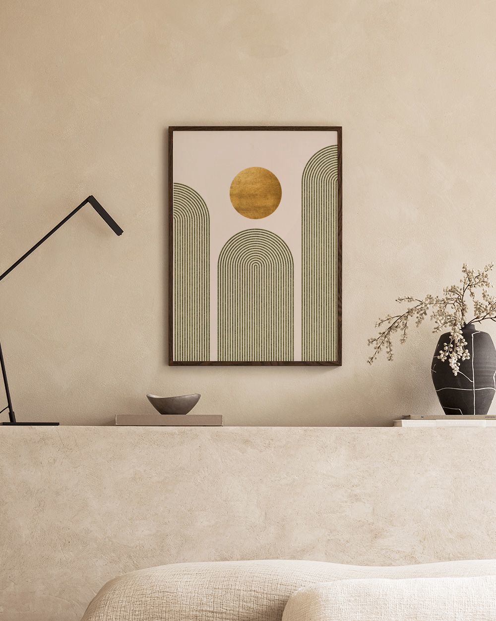 Green & Gold No2 Print