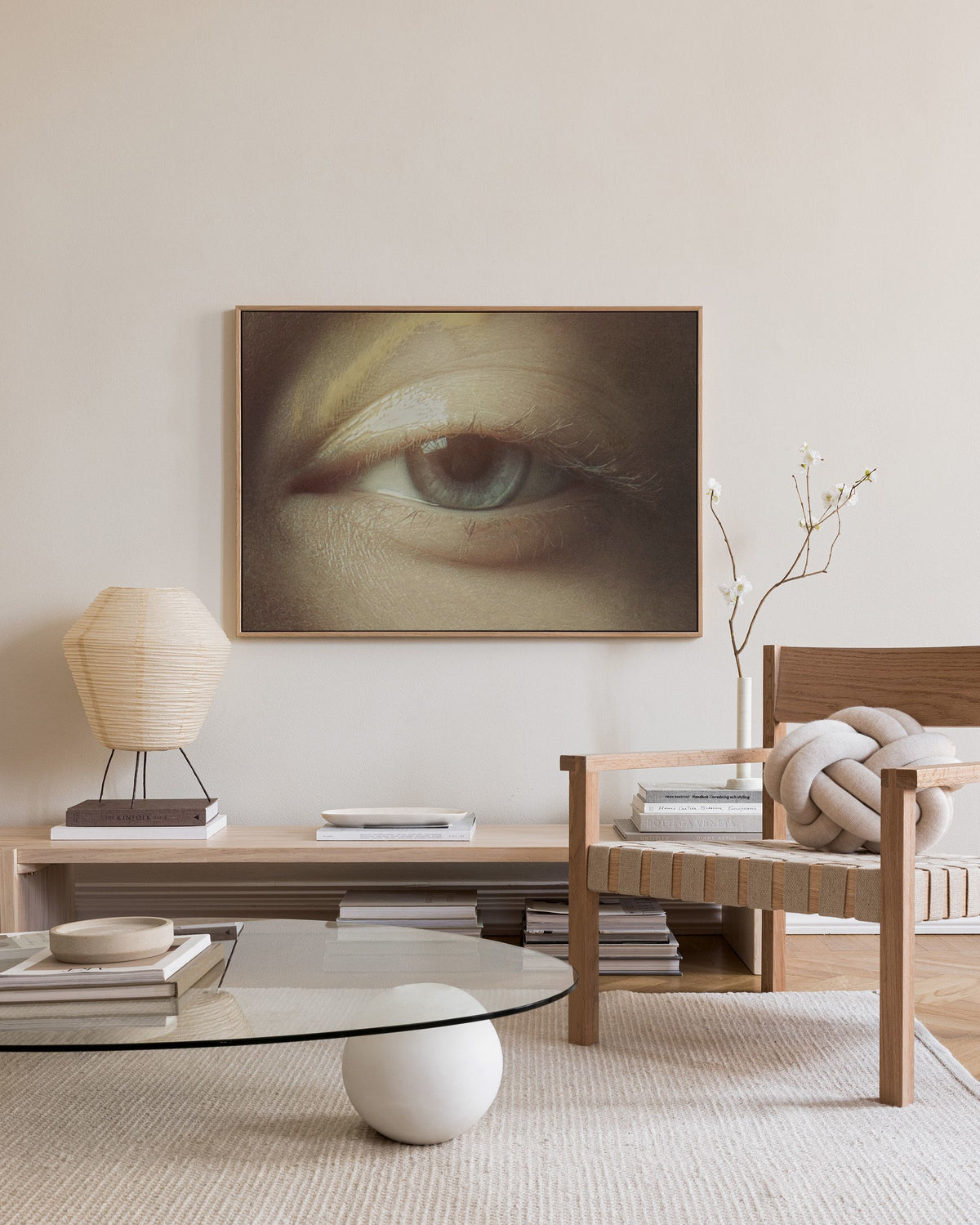 The Observer Canvas print