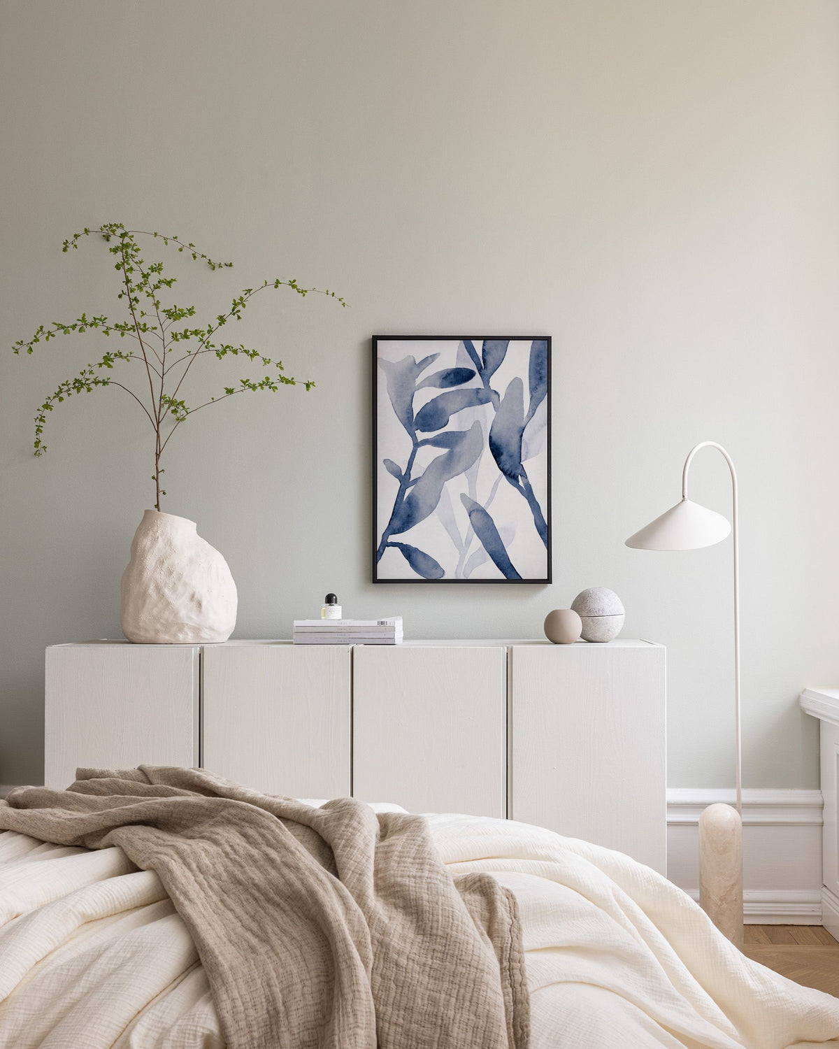 Aquatic Greenery No1 Canvas print