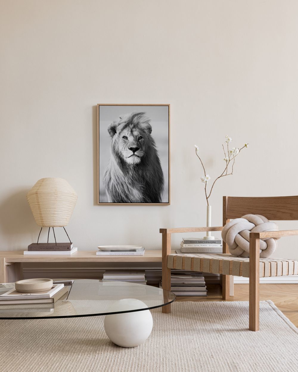 Lion Canvas print
