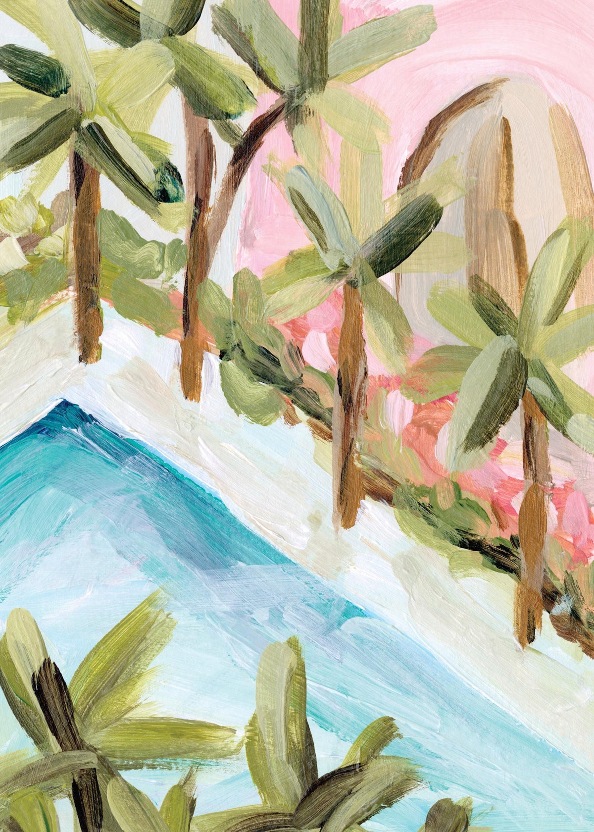 Poolside Vibes Print