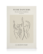 Nude Dancers No1 Canvas print