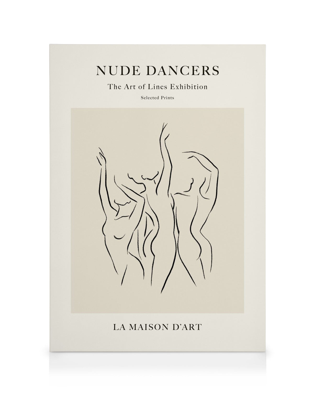 Nude Dancers No1 Canvas print