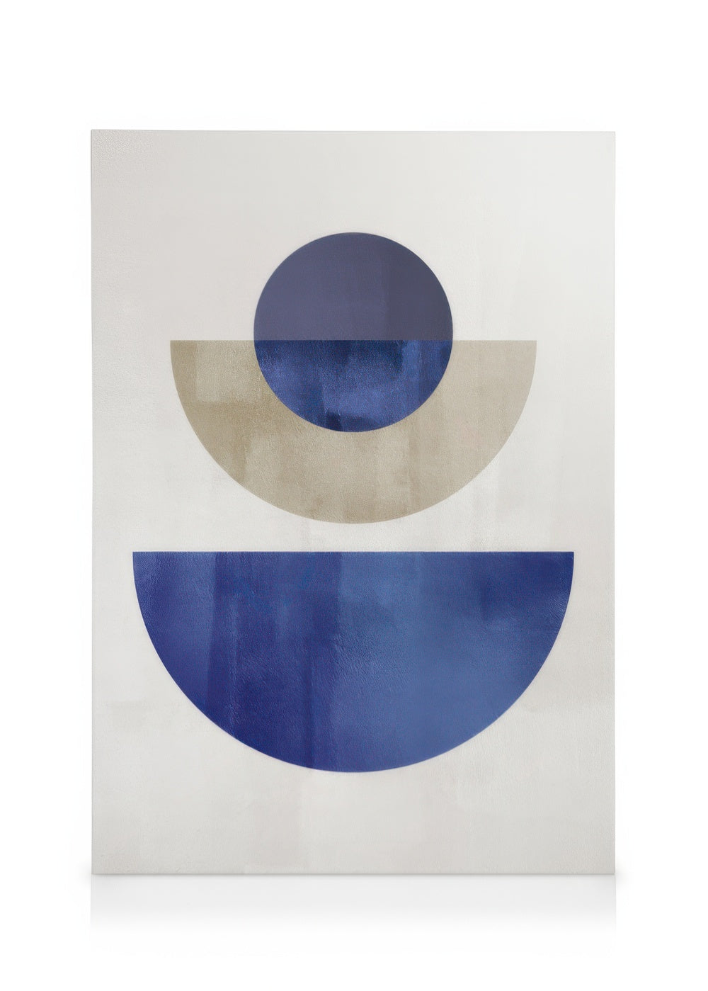 Blue Geometric Canvas print