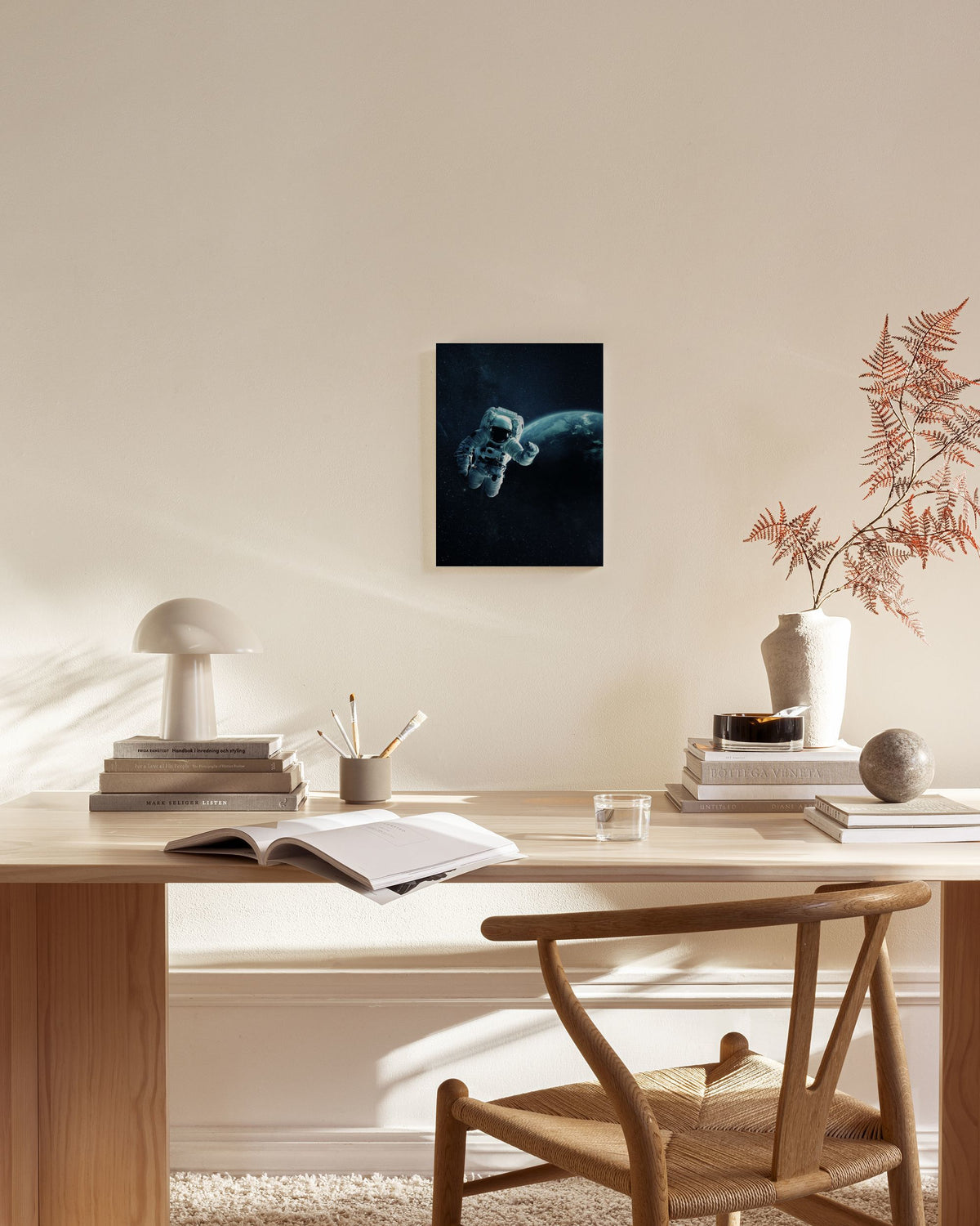 Astronaut In Space Canvas print