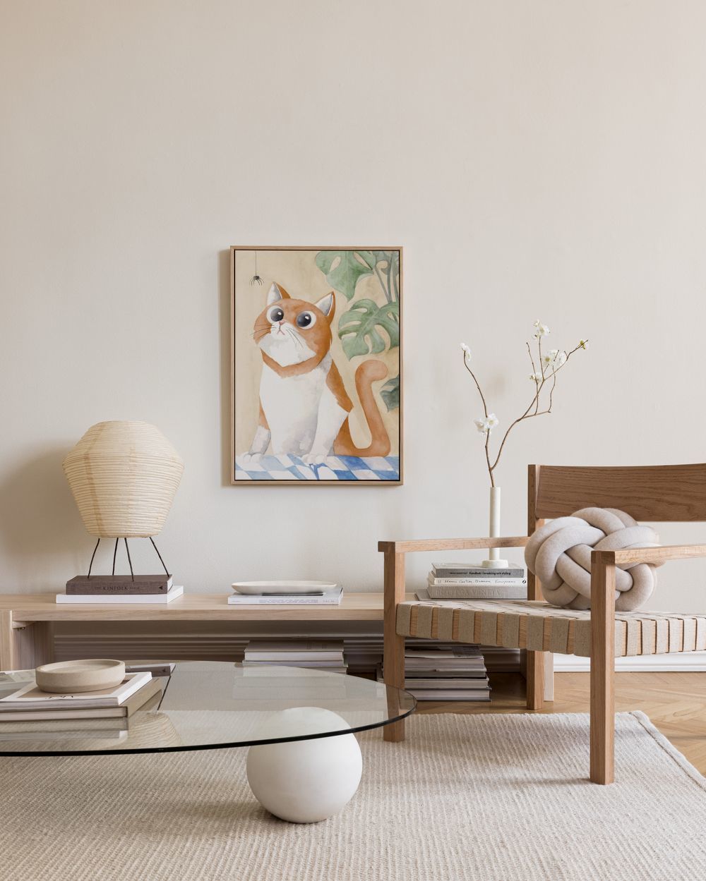 Curious Cat Canvas print