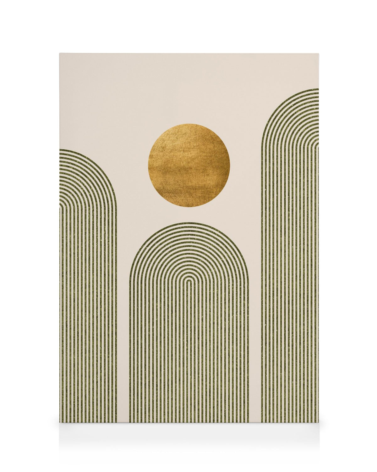 Green & Gold No2 Canvas print