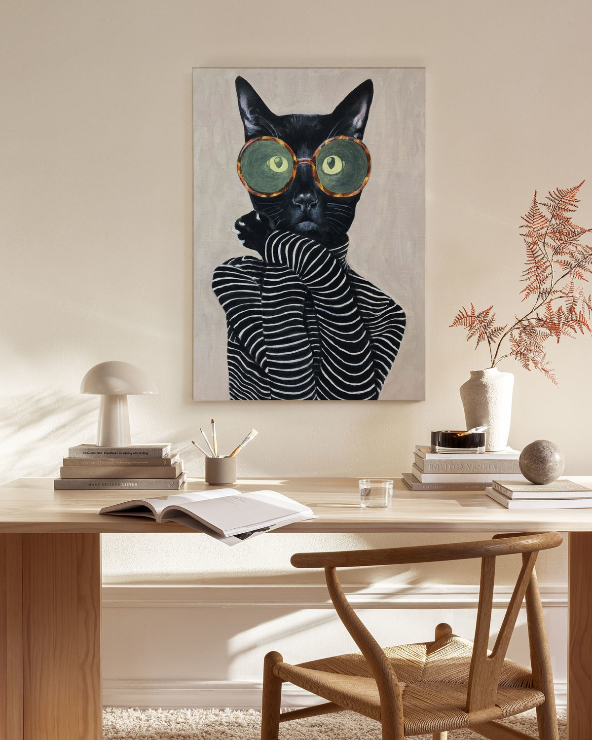 Coco De Paris - Fashion Cat Canvas print