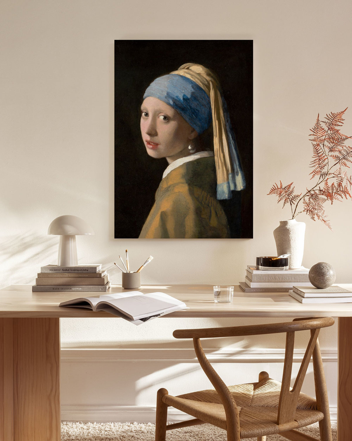 Johannes Vermeer - Girl with a Pearl Earring Canvas print