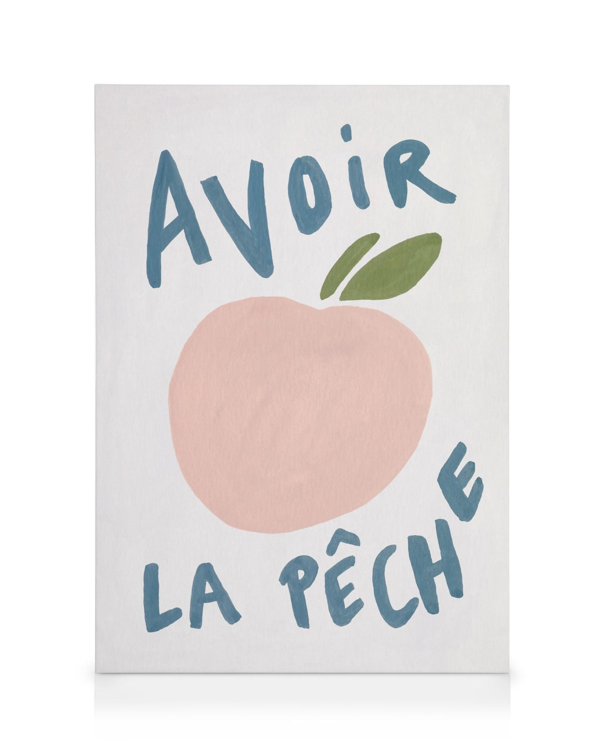 Avoir La Pêche Canvas print
