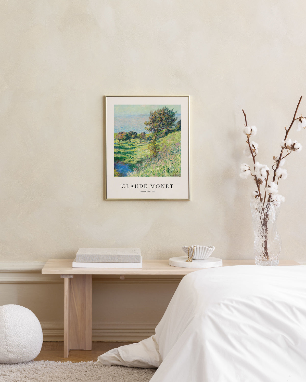 Monet - Coup de vent Print