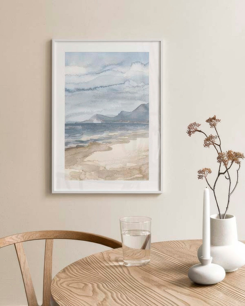 Watercolor Seaside Print