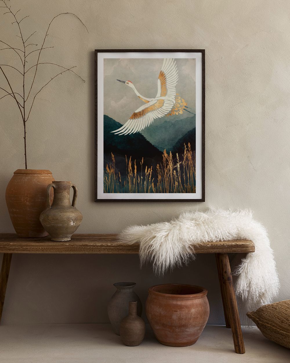SpaceFrog Designs - Elegant Flight Print