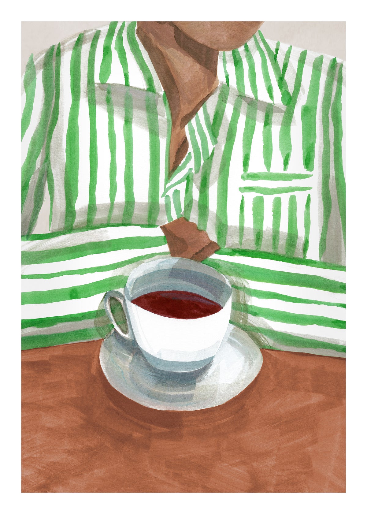 Laura Page - Coffee Morning Print