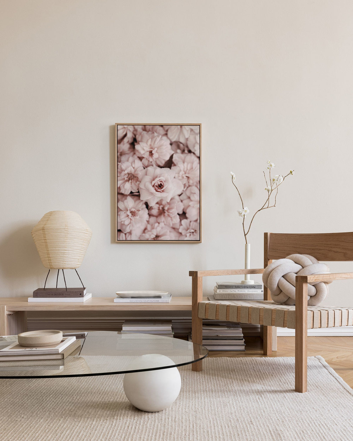 Bed Of Flowers Canvas print