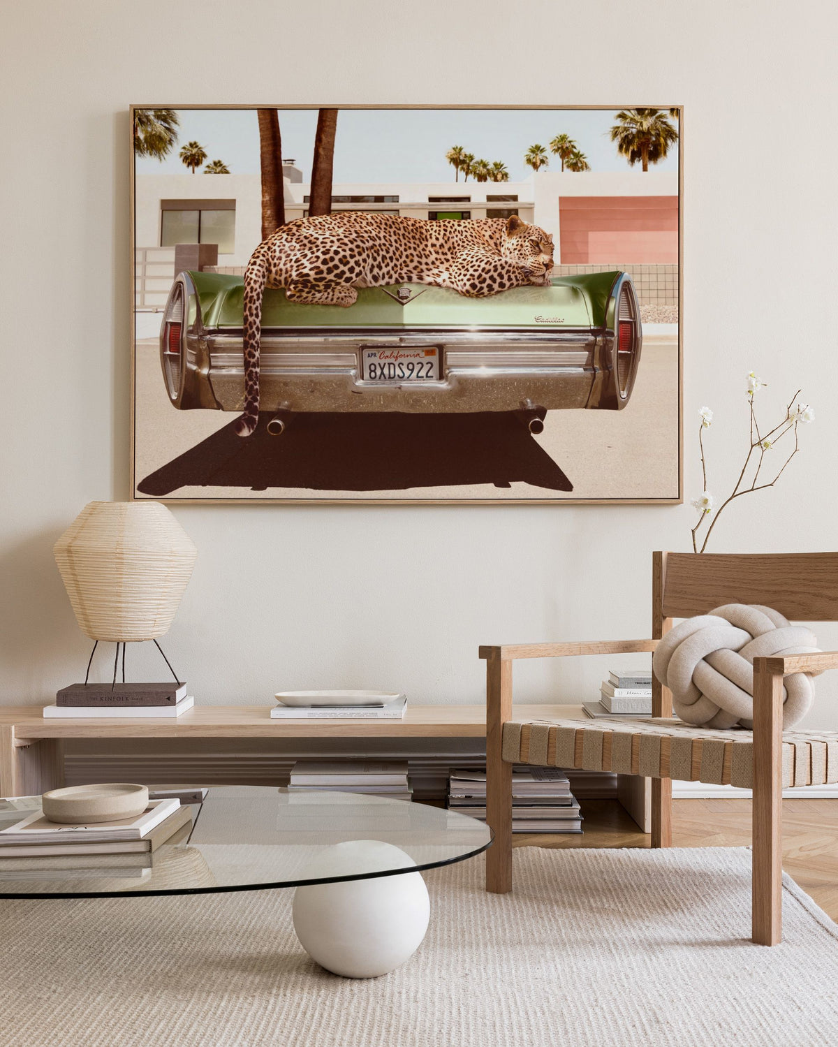 Chilling Leopard Canvas