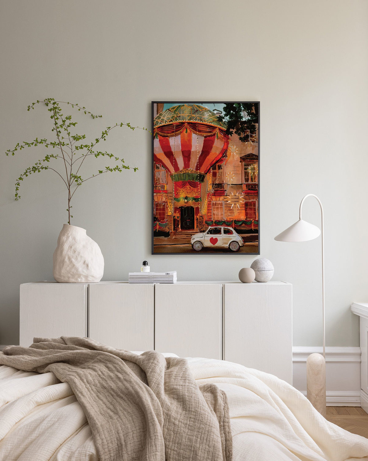 Ekaterina Zagorska - Balloon House Canvas print