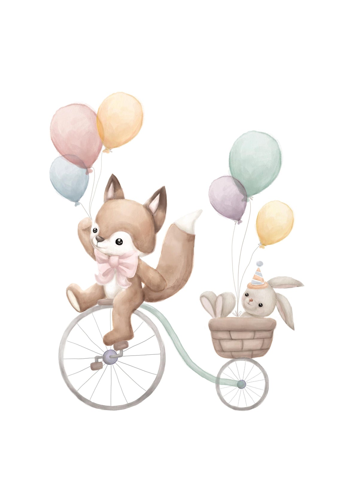 Biking Buddies Print