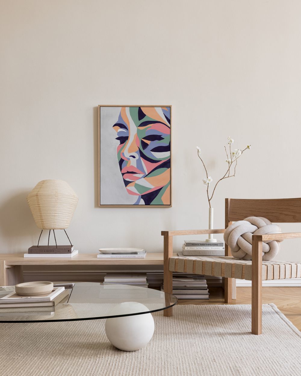 Colorful Portrait Acrylic Canvas print
