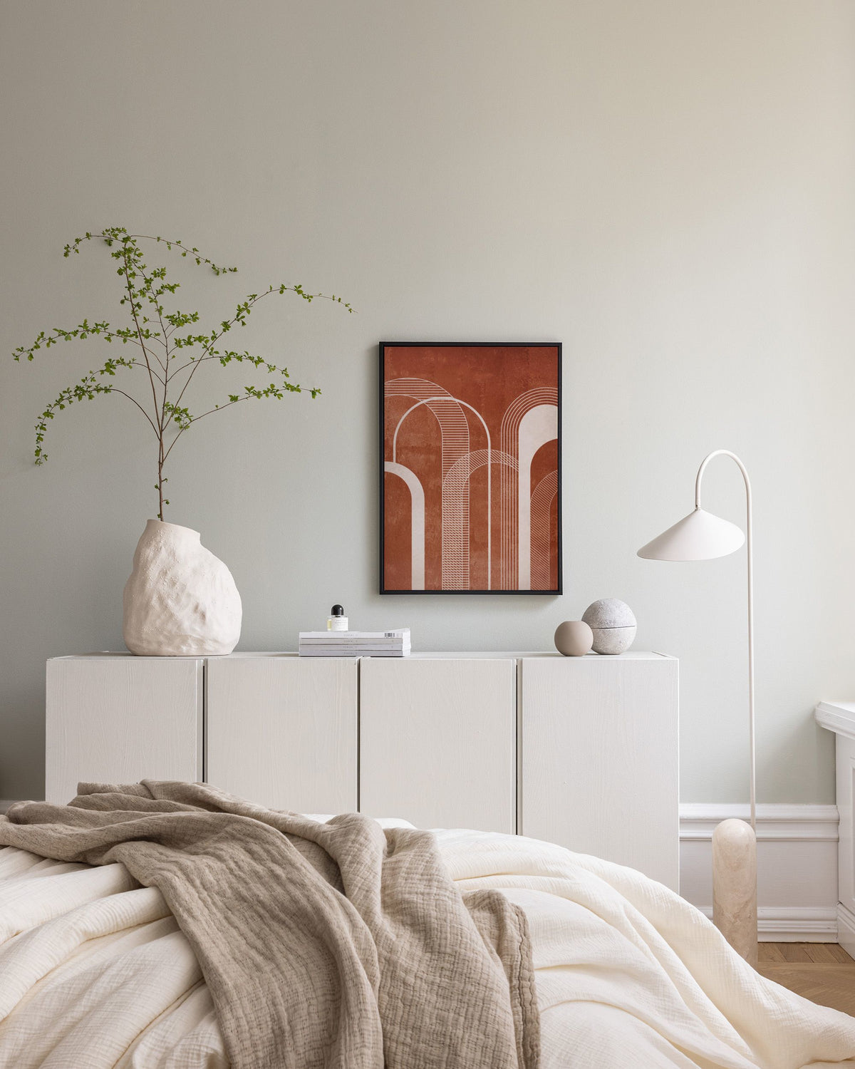 Abstract Arches Canvas print