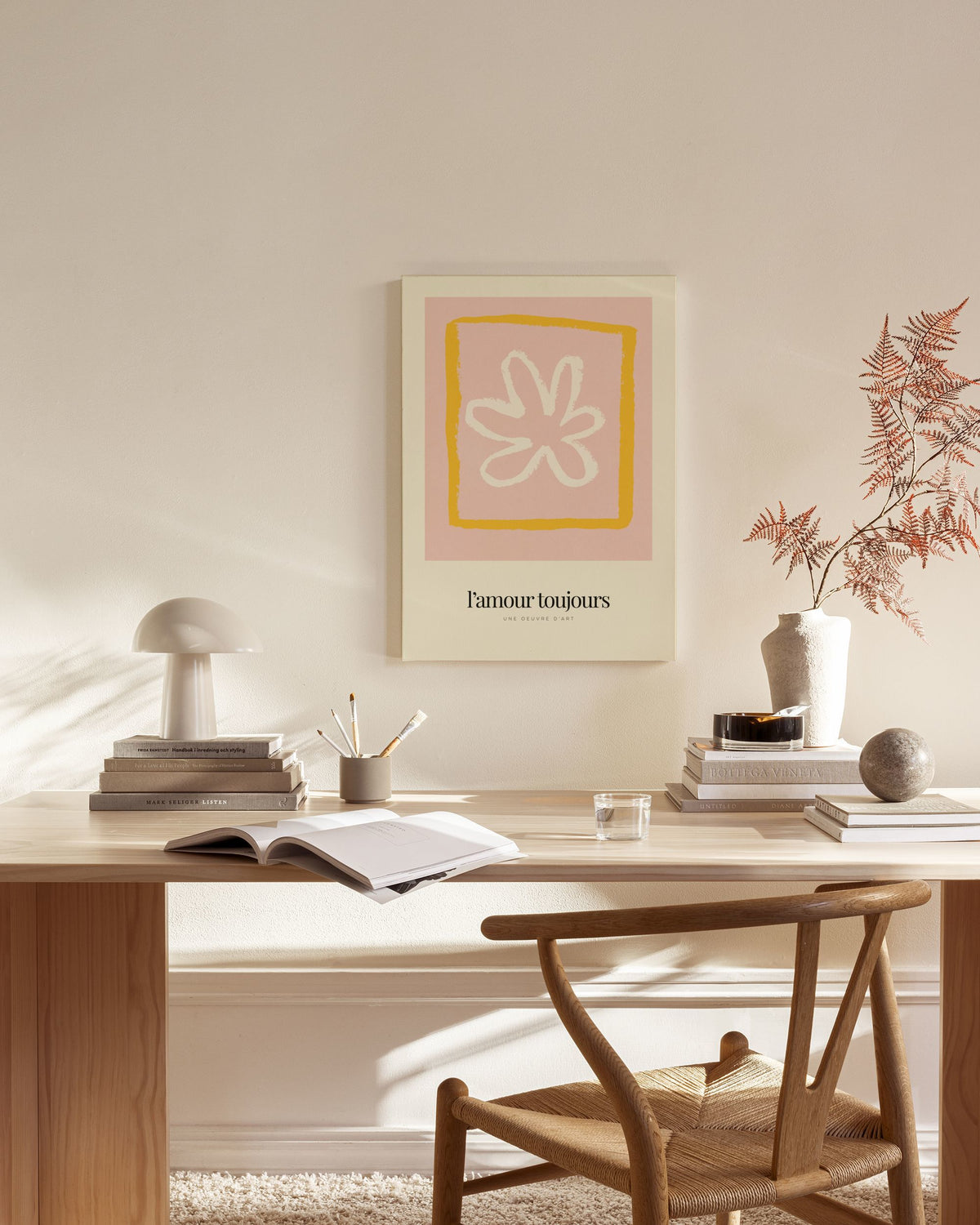 Toujours Canvas print
