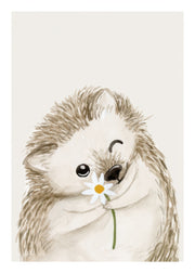 Cute Hedgehog Print
