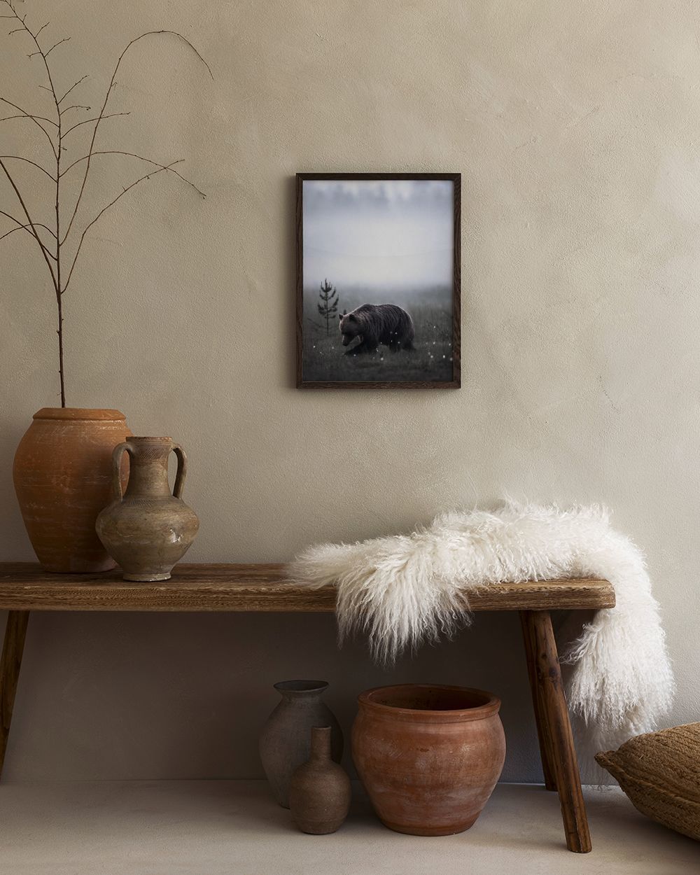 Meadow Bear Print