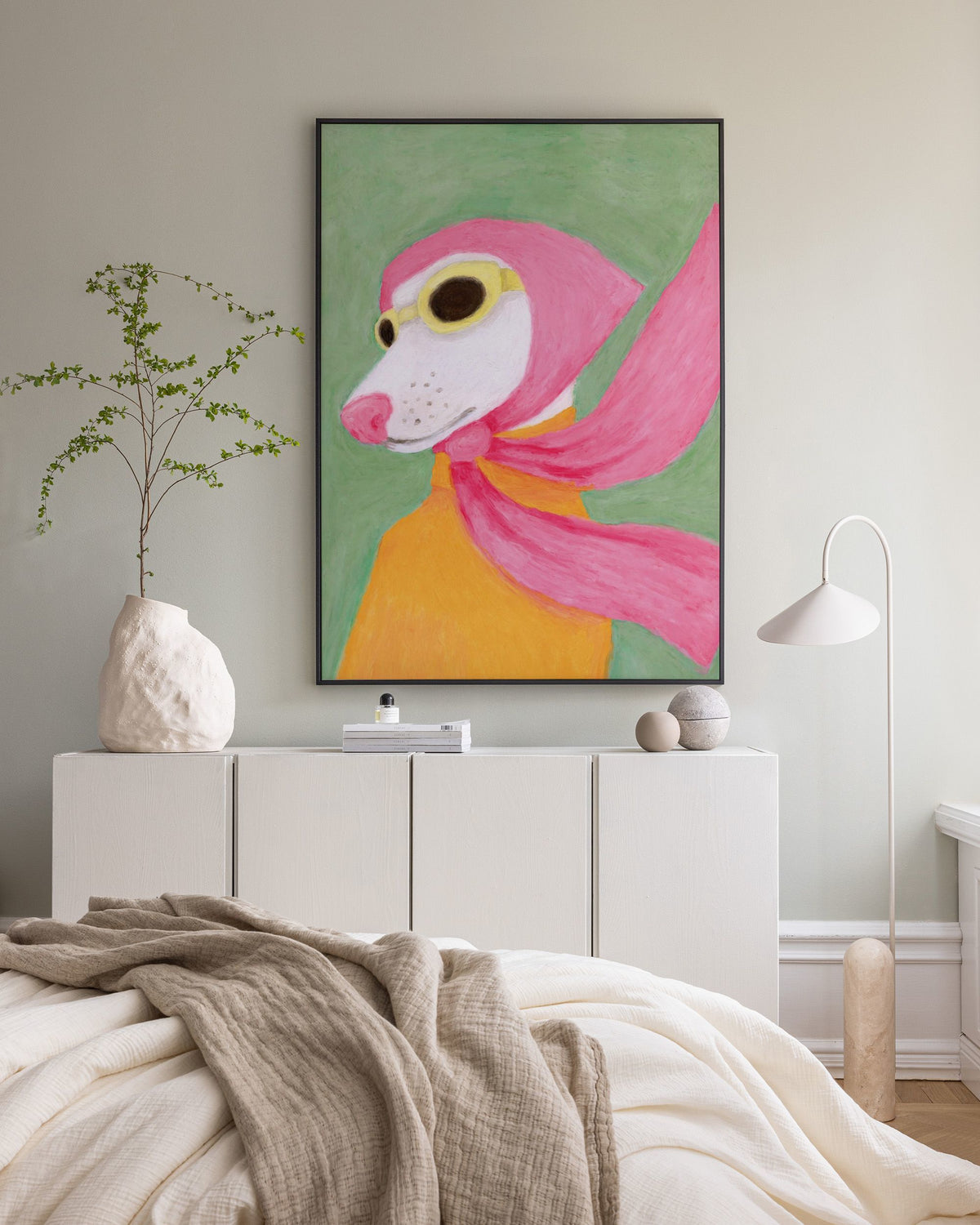 Vintage Doggo Canvas print