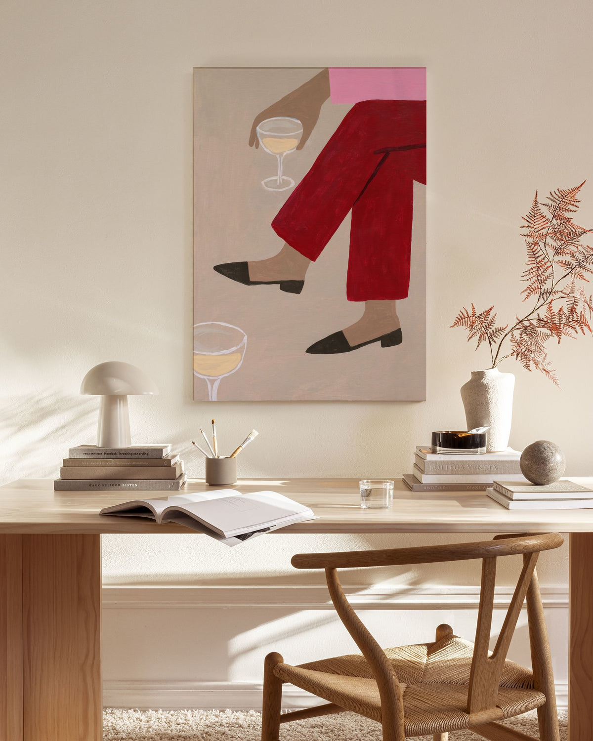 Party Scene No3 Canvas print