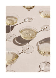 Glasses of Champagne Print