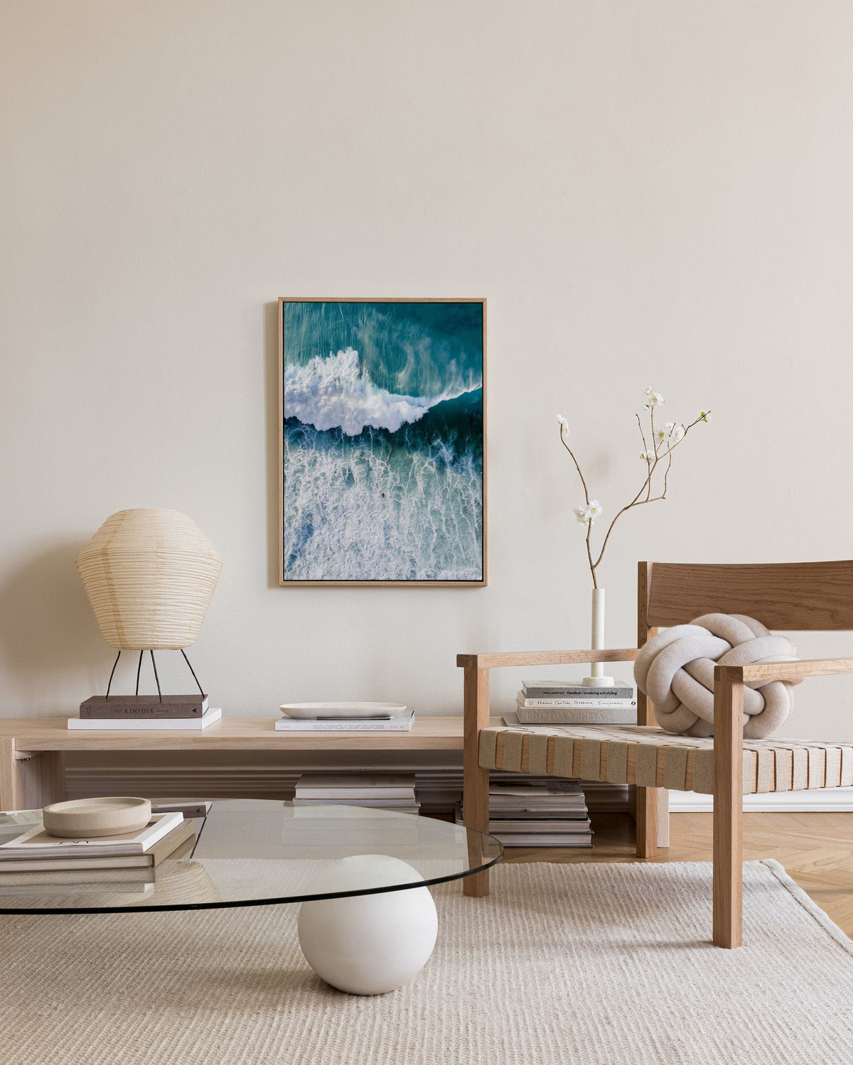 Surfers Wave Canvas print