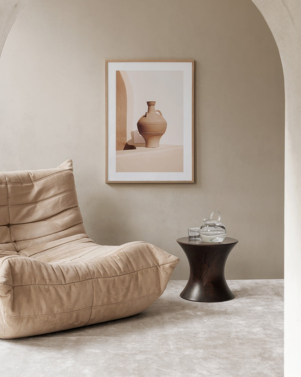 Beige Vase Print