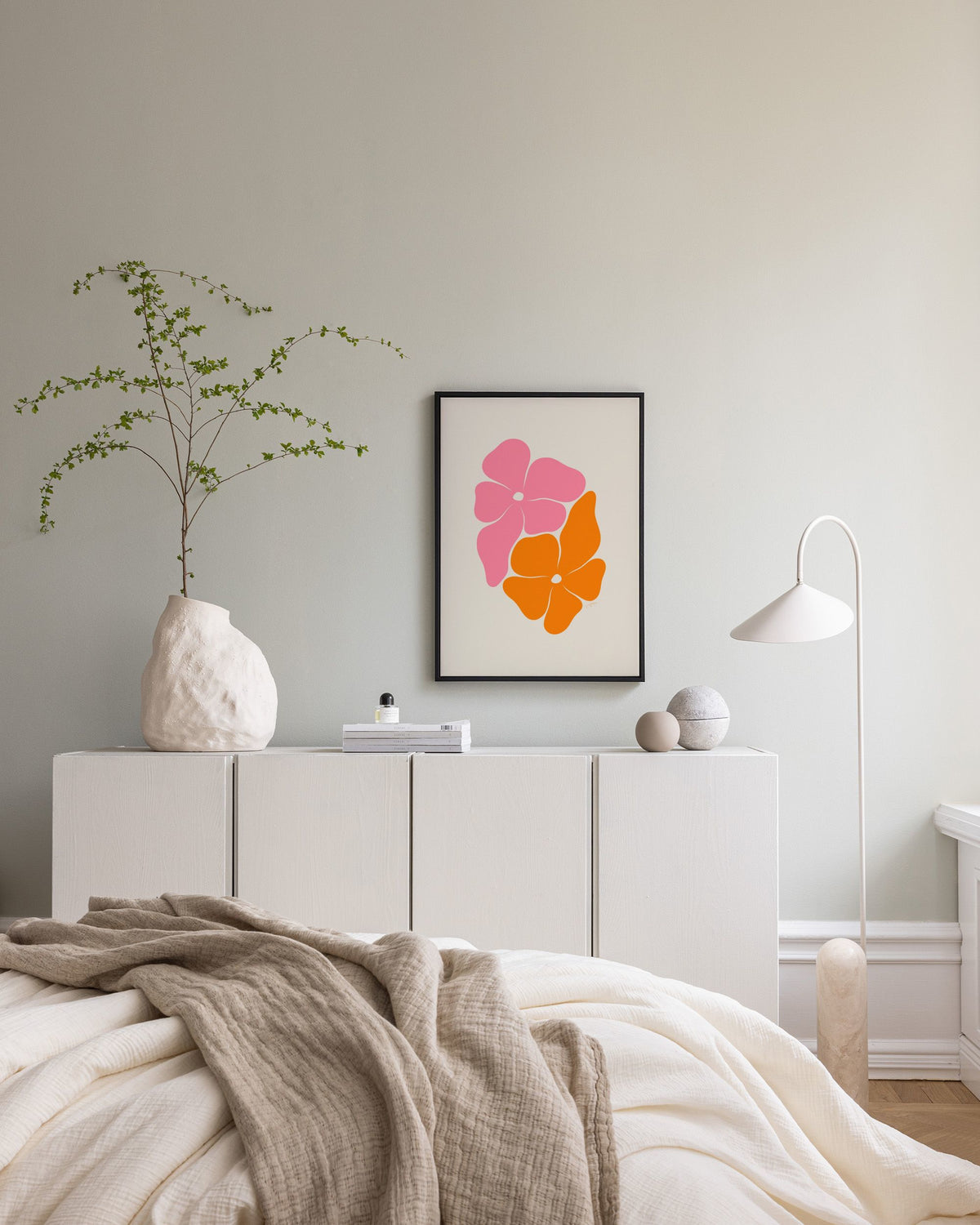 Hanna KL - Floral Pair Canvas print