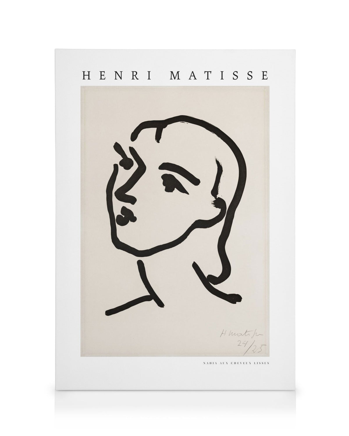 Matisse - Nadia Aux Cheveux Lisses Canvas print