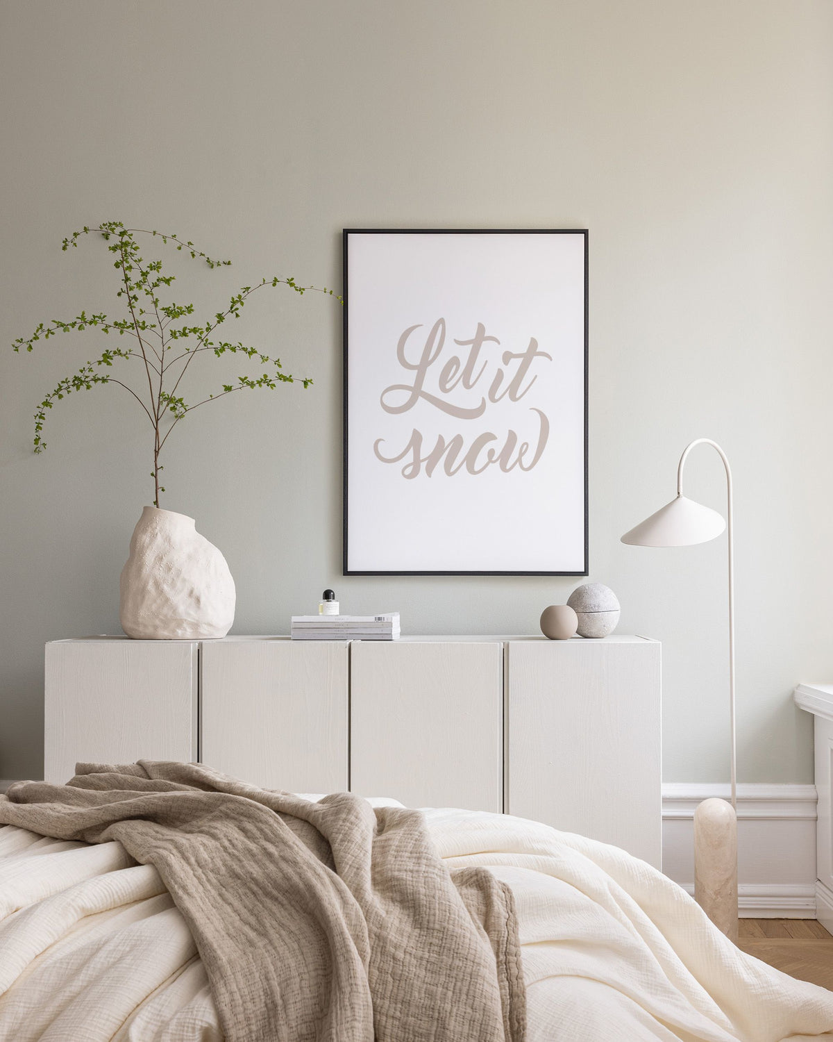 Let it Snow Canvas print