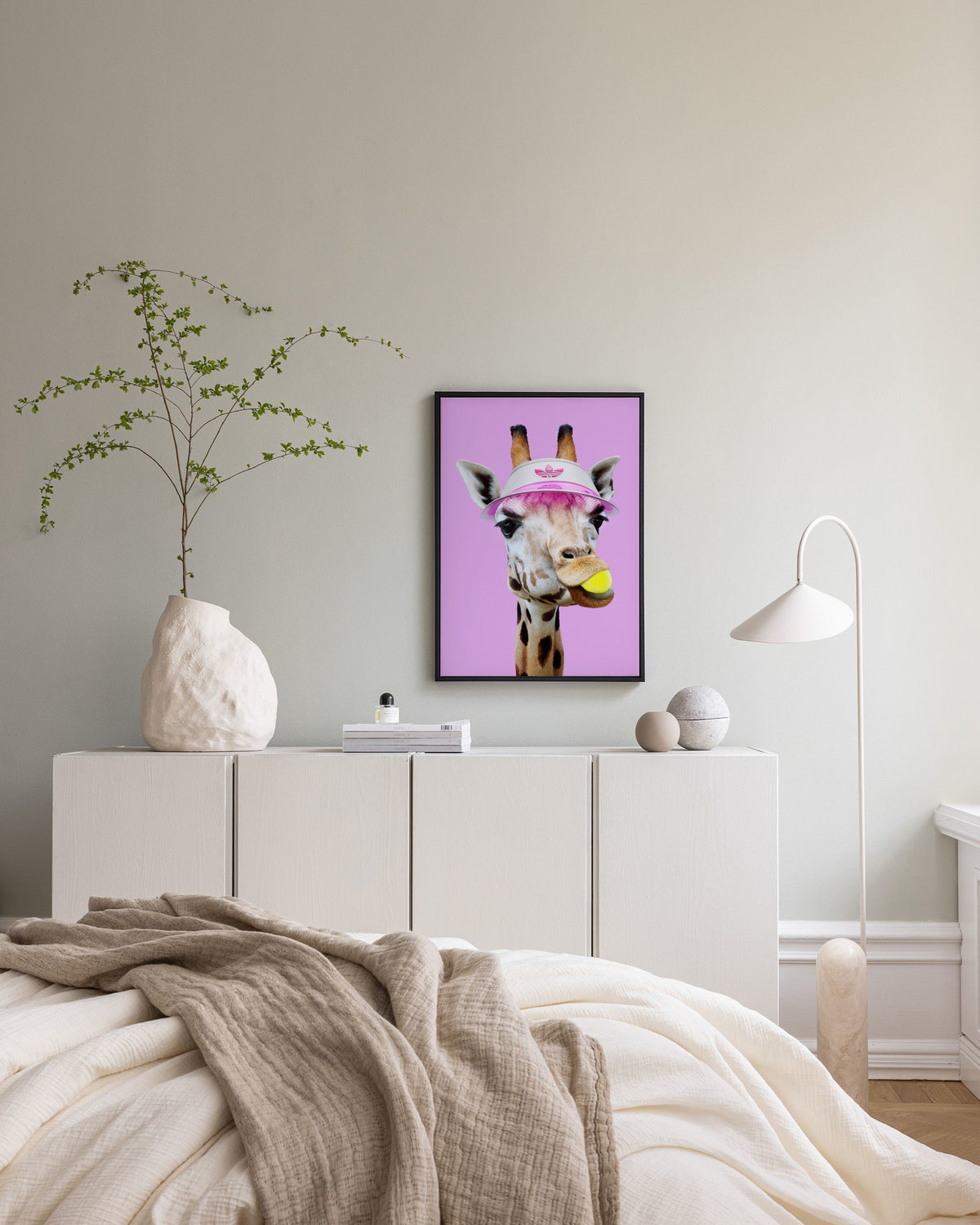 Jonas Loose - Tennis Giraffe Canvas print