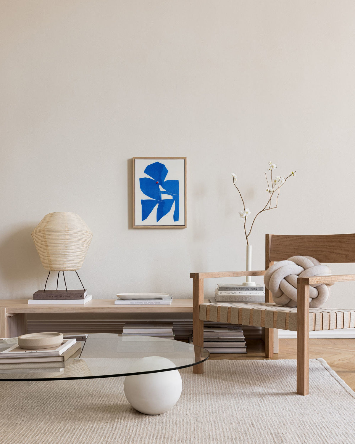 Berenice Hernandez - Azul Canvas print