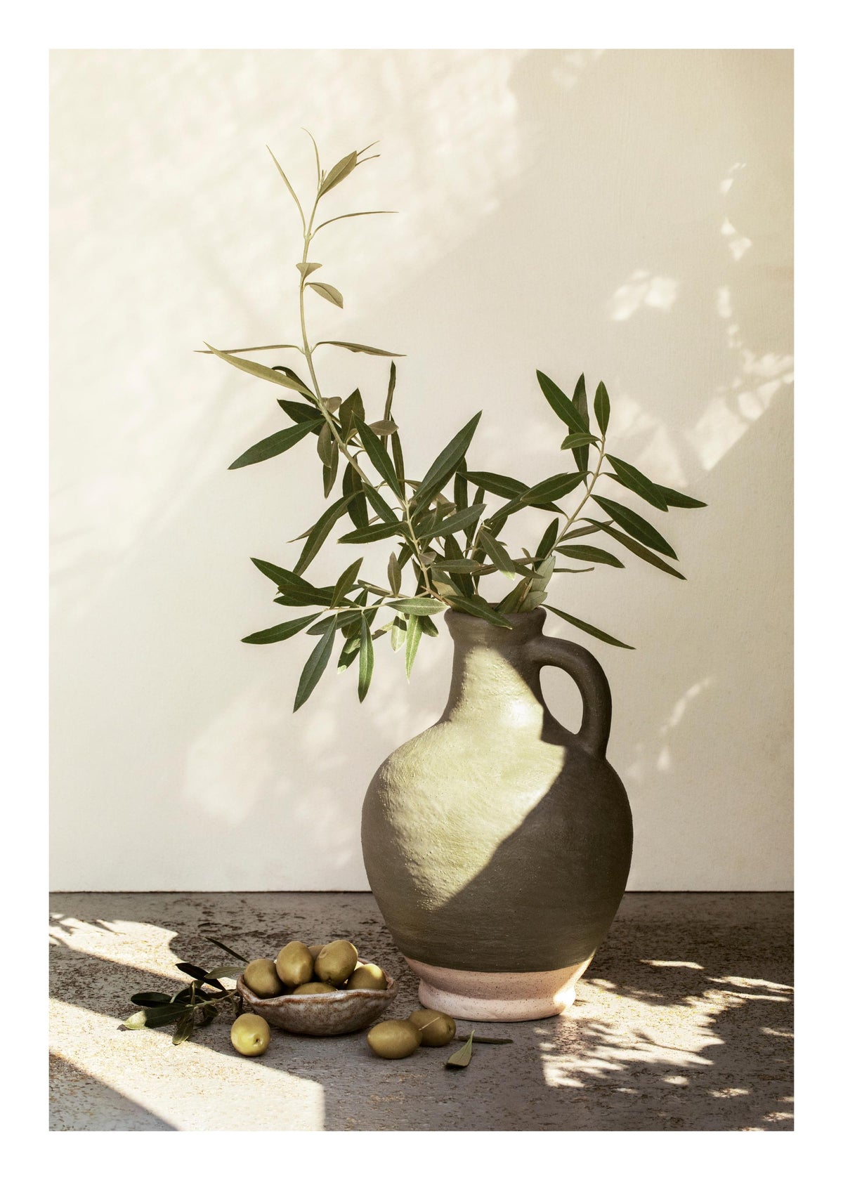 Sunlit Olives Print