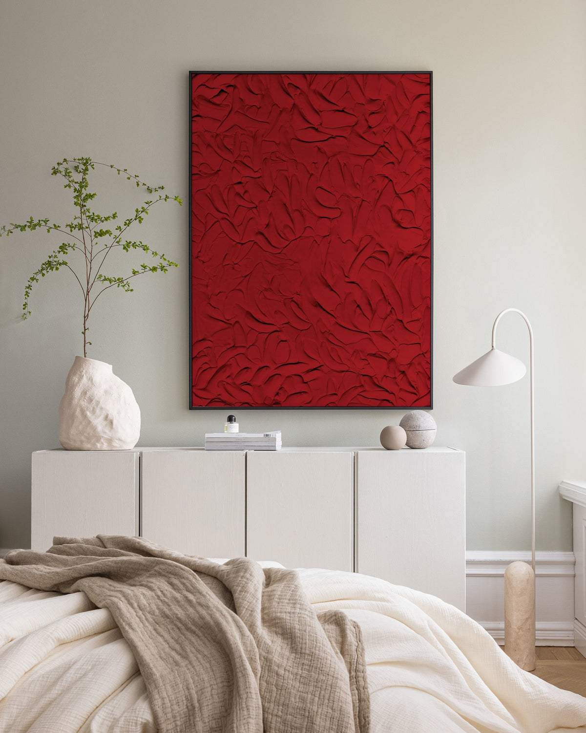 Manifeste Rouge Canvas print
