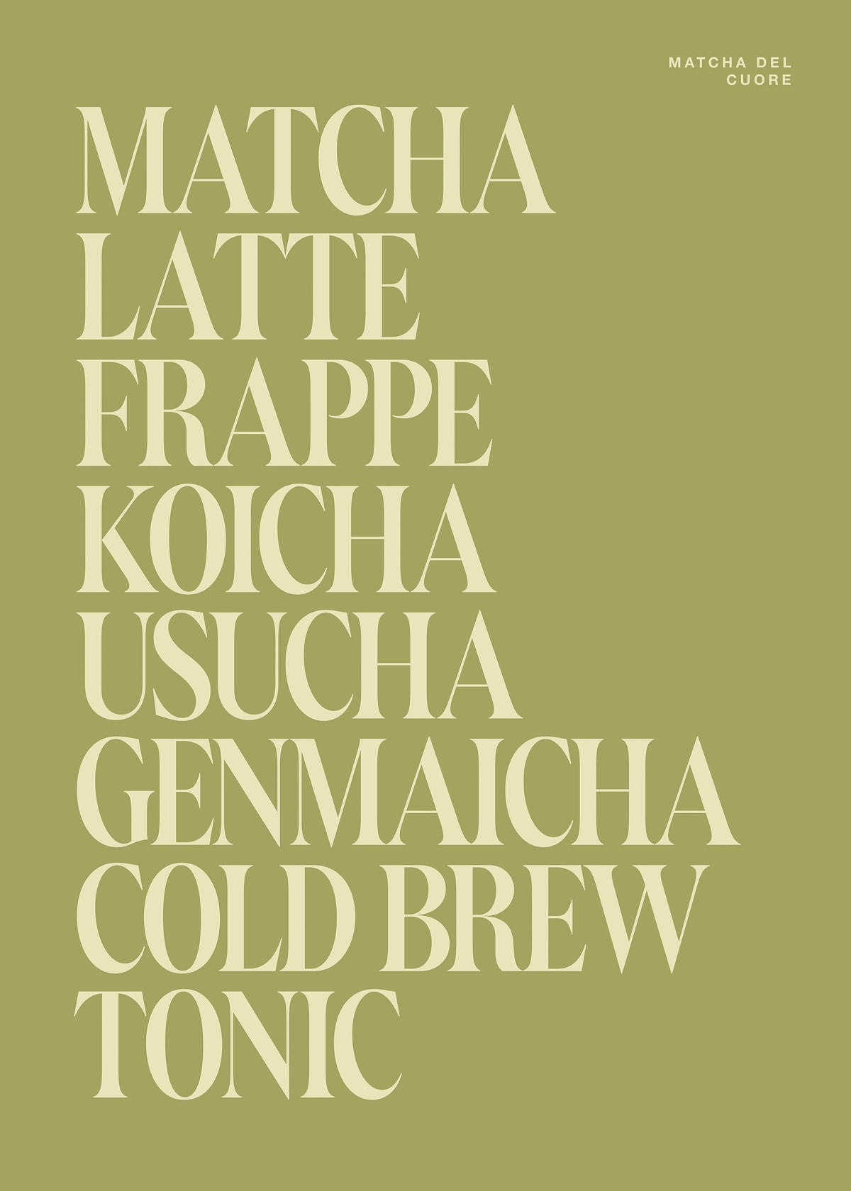 Matcha del Coure Print