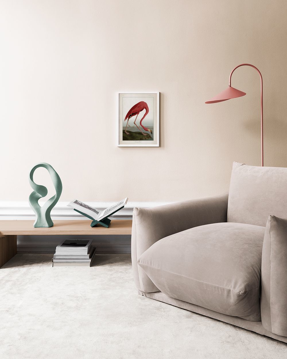 American Flamingo Print