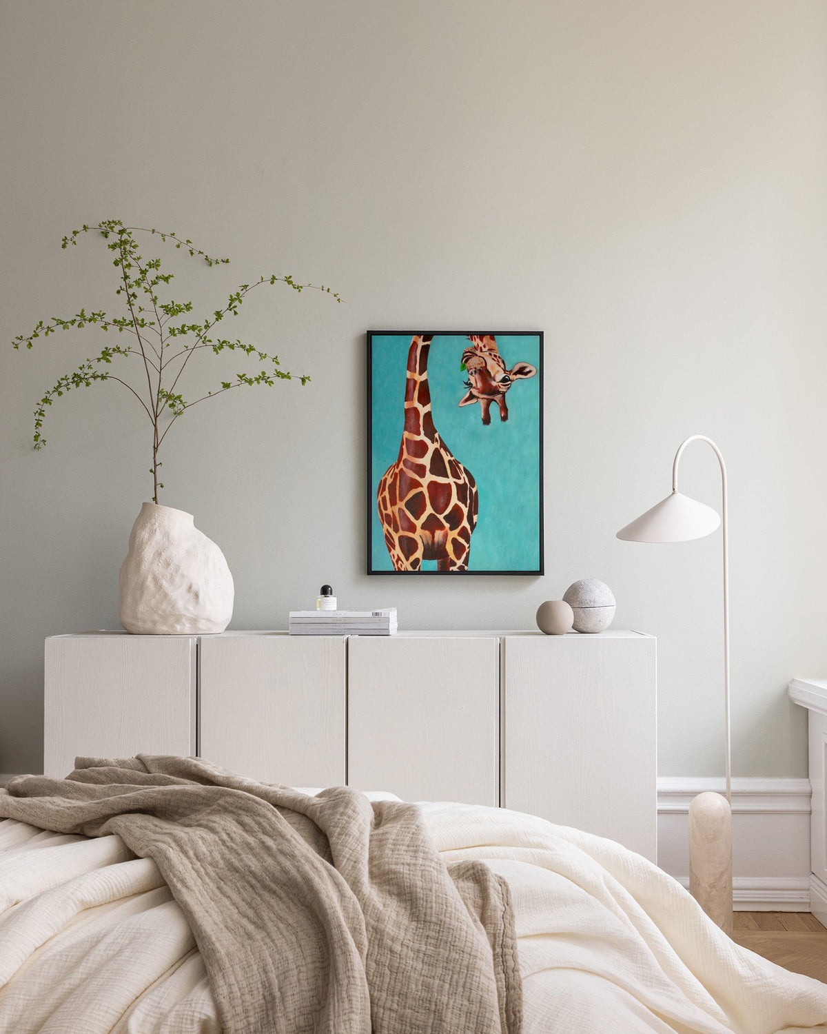 Coco de Paris - Upside Down Giraffe Canvas print