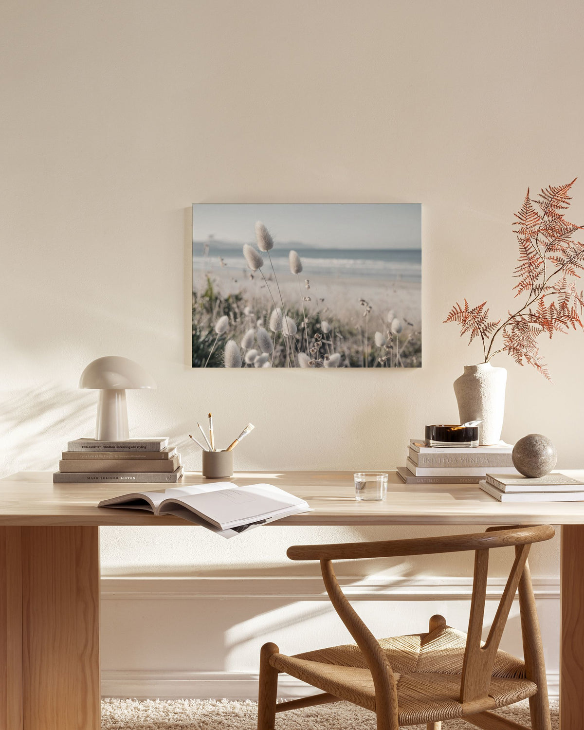 Beach Dune Grass Canvas print