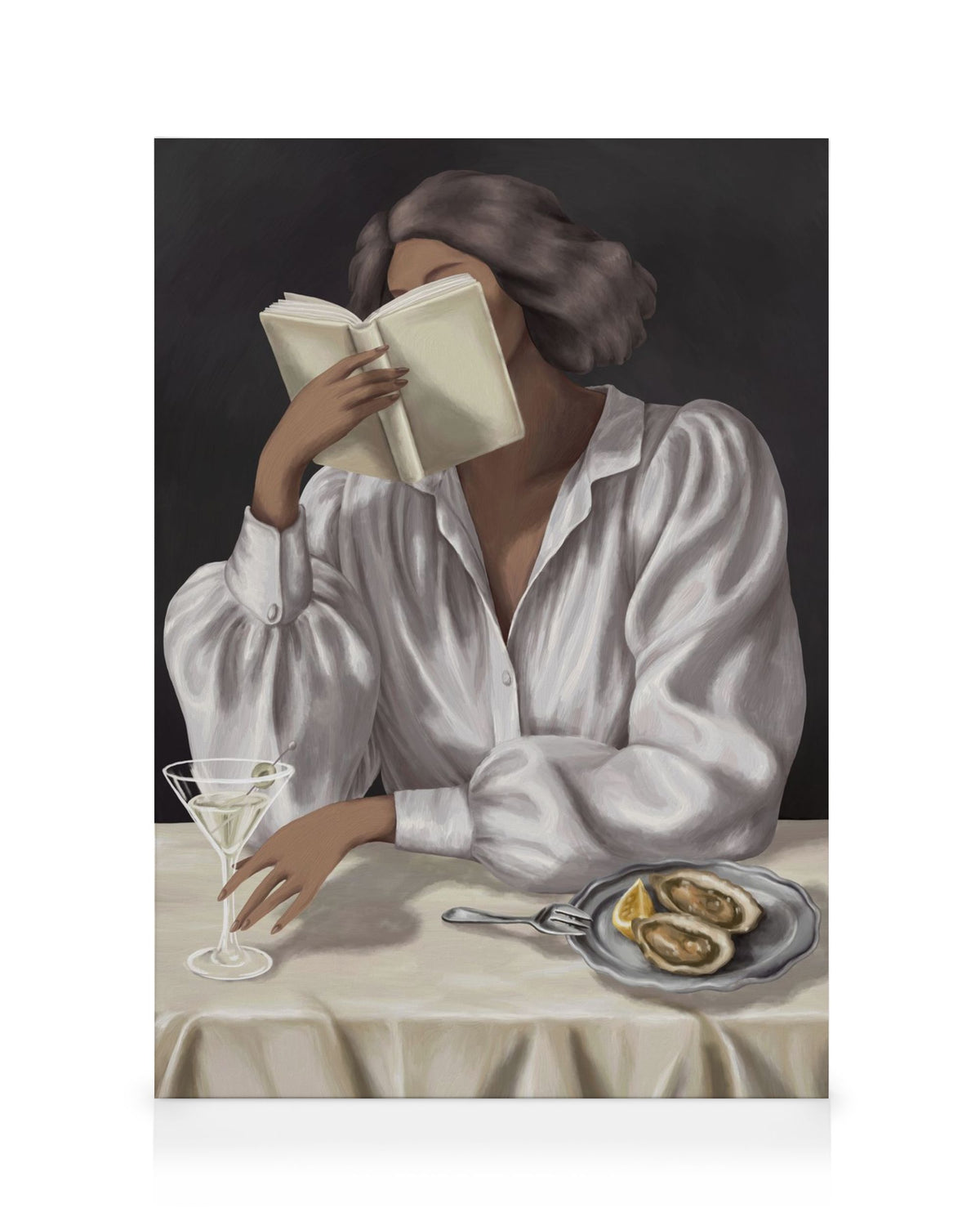 Read Between the Sips Canvas print