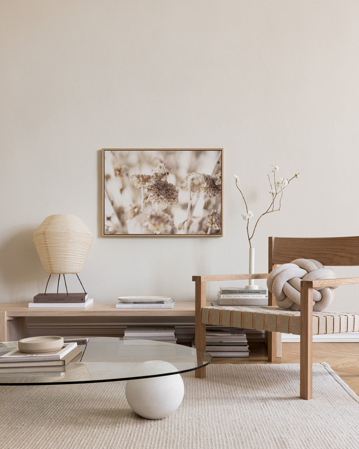 Dried Daisies Canvas print