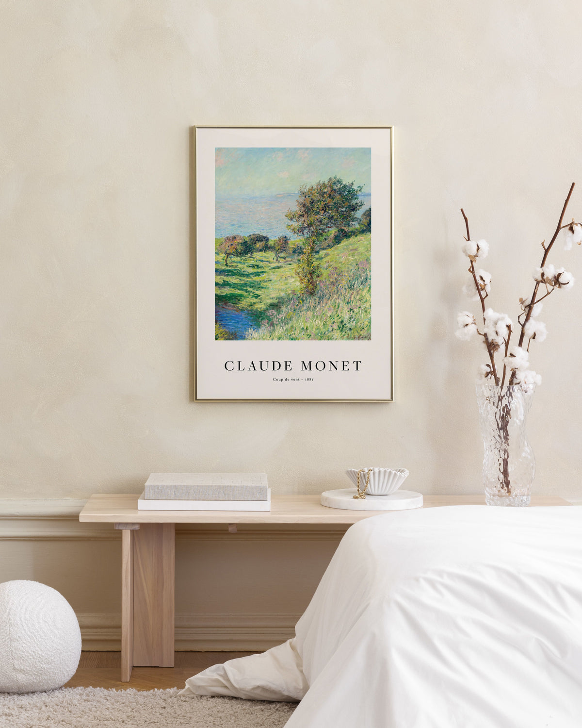 Monet - Coup de vent Print