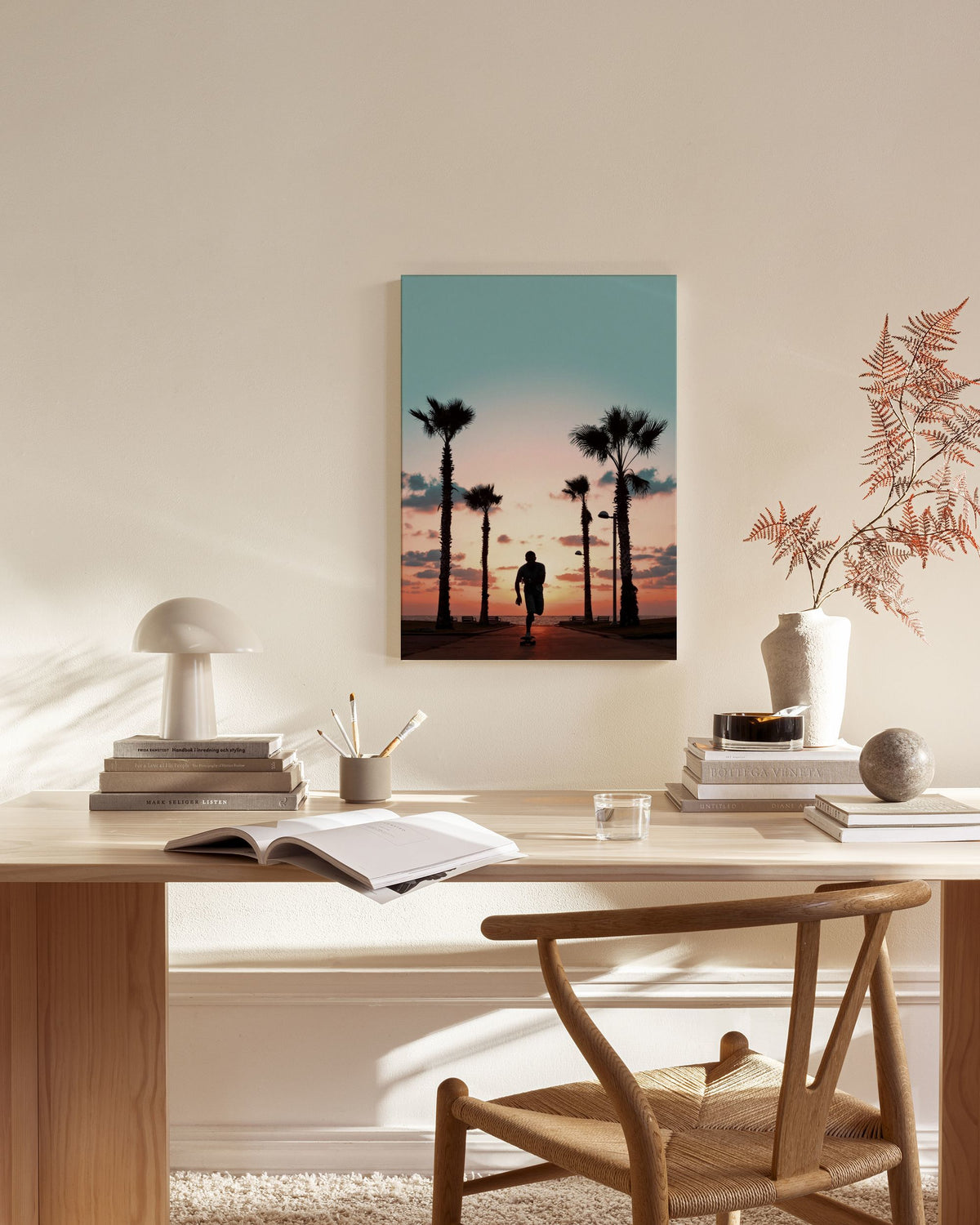 Sunset Skate Canvas print