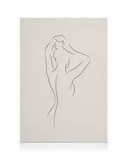 Simple Lines No1 Canvas print